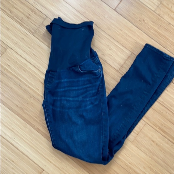 Luxe Essentials Apparel Denim - Blue maternity jeans